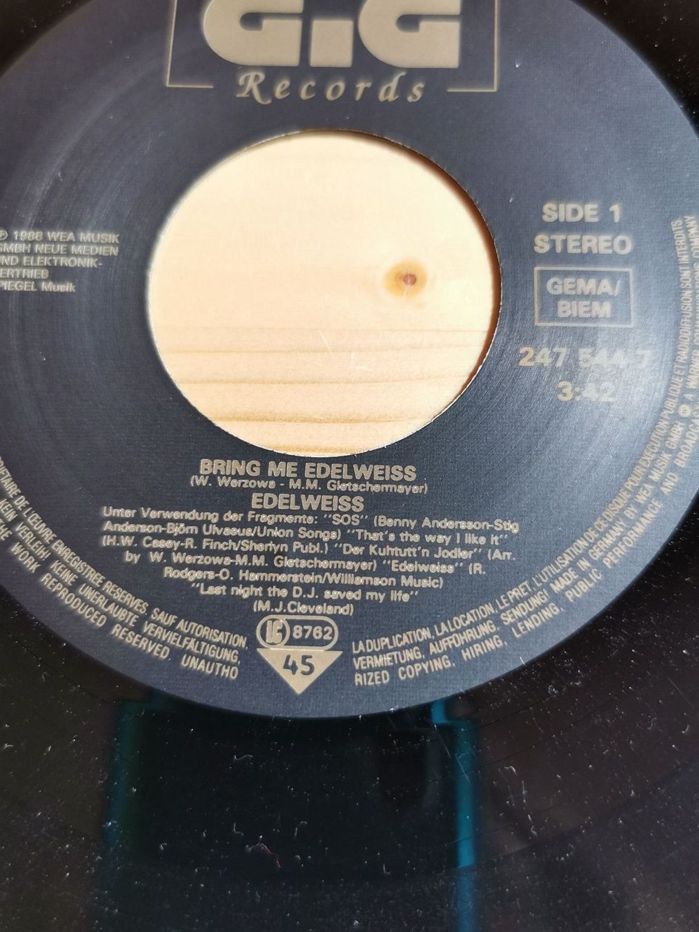 Dischi in vinile: Single 7 Edelweiss "Bring me Edelweis" – Usato da Sirnach venduto da windrad65 4