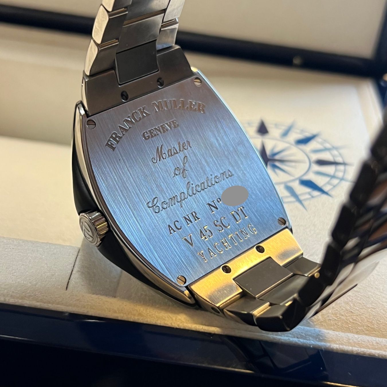 Franck Muller Montres: FLASH SALE Franck Muller Vanguard Yachting Full Set V45SCDT – D'occasion à Carouge GE par Watchaser 4