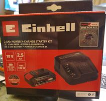 Einhell 2.5Ah Akku + Power X-Charger 3A Fabrikneu in OVP