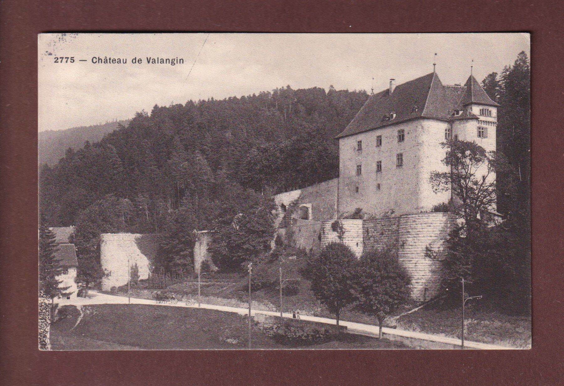 Ansichtskarten: Château de VALANGIN - 1921 – Gebraucht aus Pully von nicecards-shop