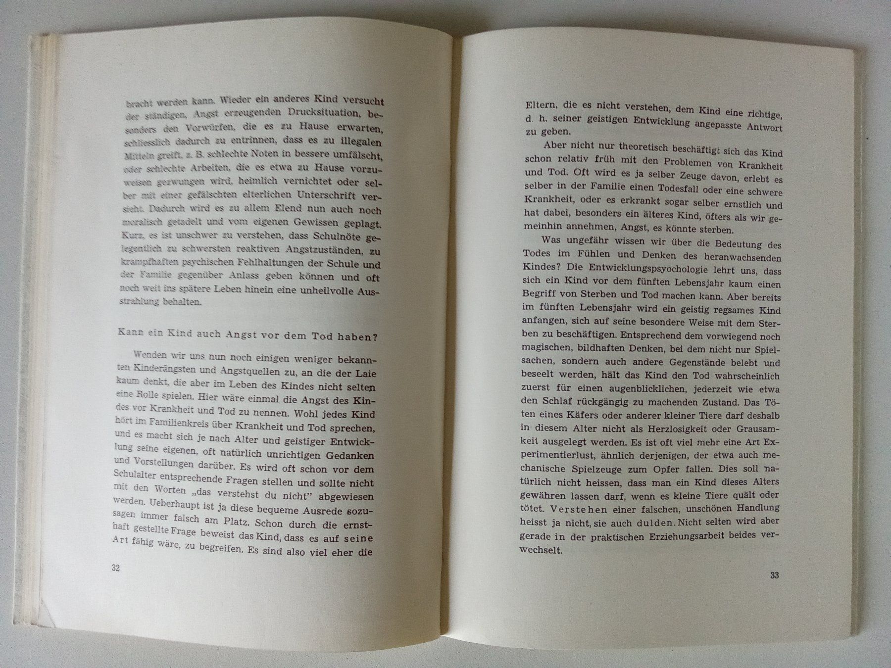 Bücher: Kind, Angst und Erziehung, 1964 – Gebraucht aus Bilten von Bora3 6
