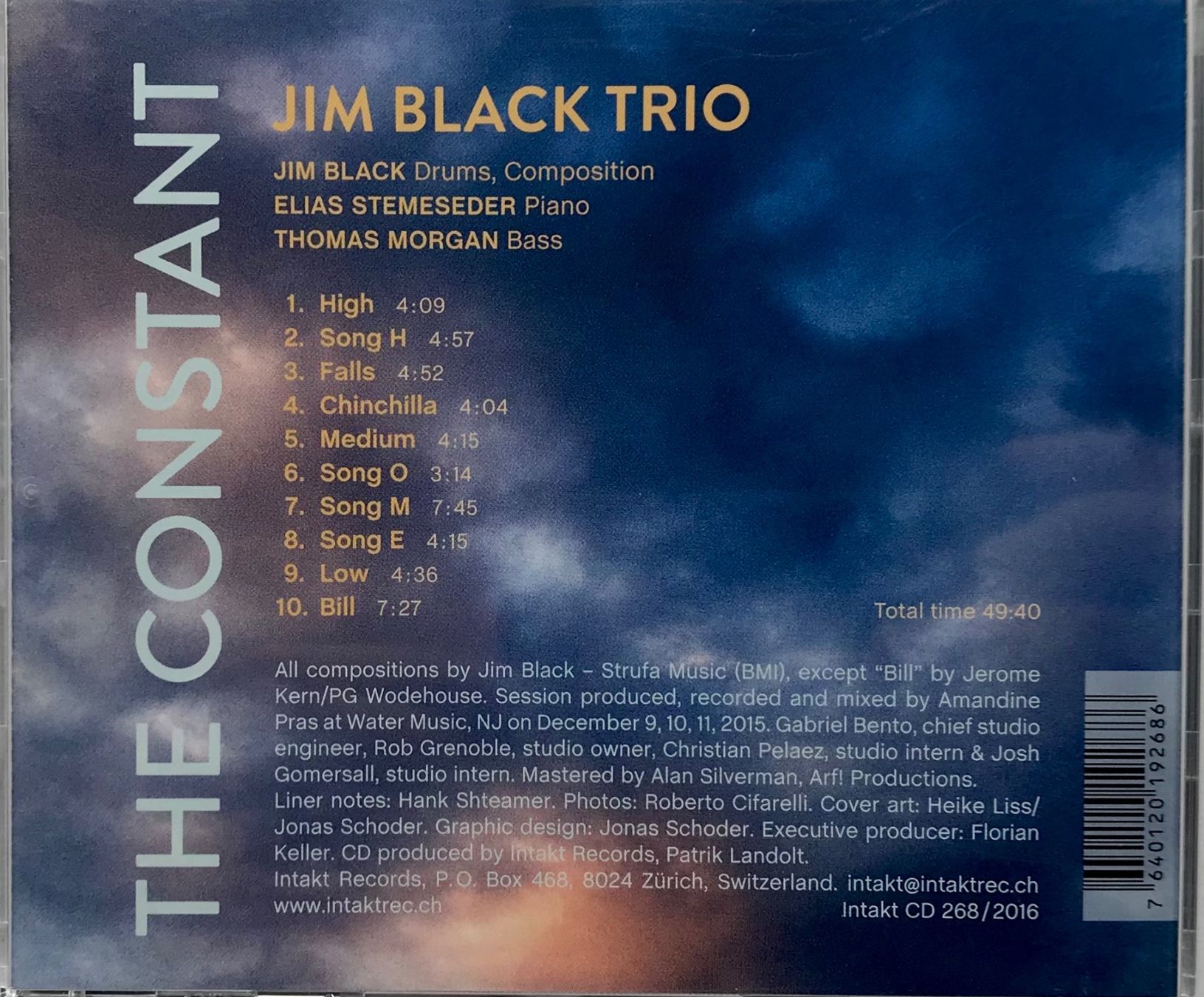 CD: CD Jim Black Trio - The Constant – Usato da Zürich venduto da tomakomai 1