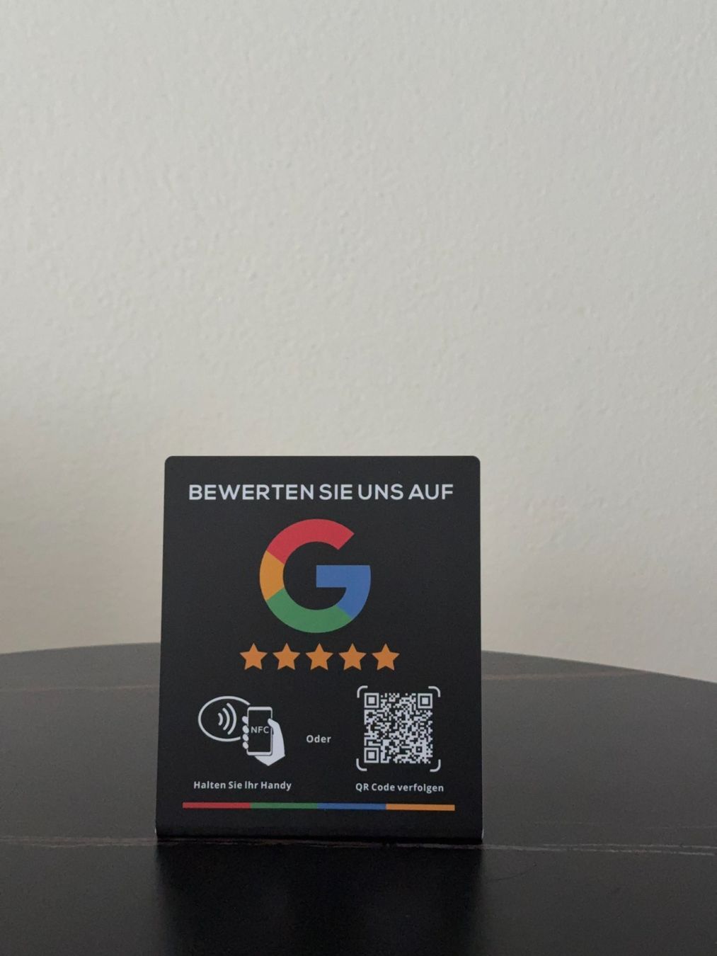 Ladenausstattungen & Messebau: Google Rezensionen Aufsteller – NFC & QR Code – Bewertung – Neu und originalverpackt aus Burg AG von Dein-Expert 1