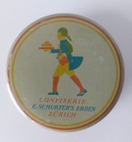 Alte Blechdose Confiserie E. Schurter's Erben Zürich
