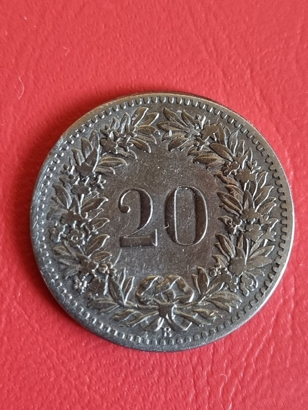 Alle Münzen: 20 RAPPEN SCHWEIZ - JAHR 1885 – Gebraucht aus Heimenschwand von rog_p7h9 1