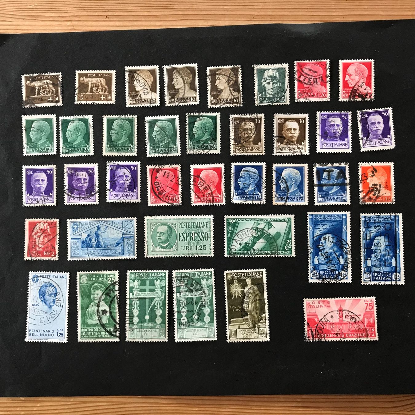 Alle Briefmarken: ITALIEN: kleine Sammlung 1863 - 1955, gest. – Gebraucht aus Uitikon Waldegg von Gooddeal05 2
