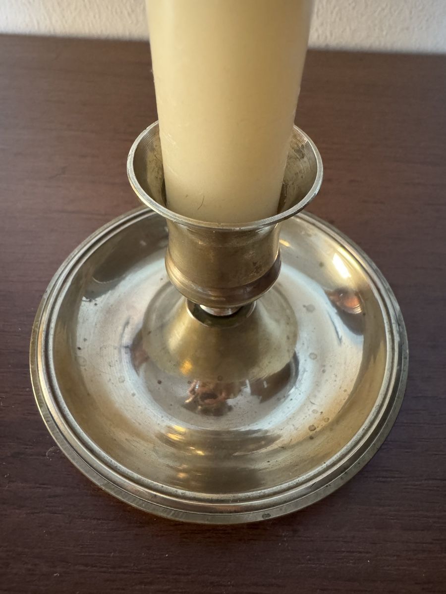 Portacandele: Vintage Kerzenständer aus Messing – Usato da Balsthal venduto da Narulya 1
