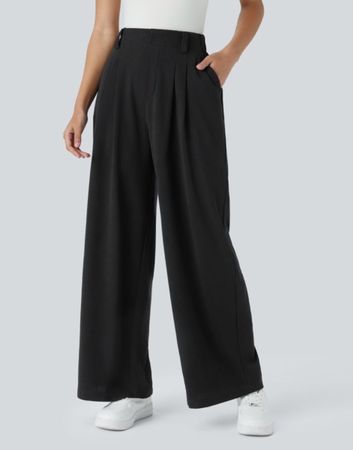 Stoffhose Halara schwarz Gr. M