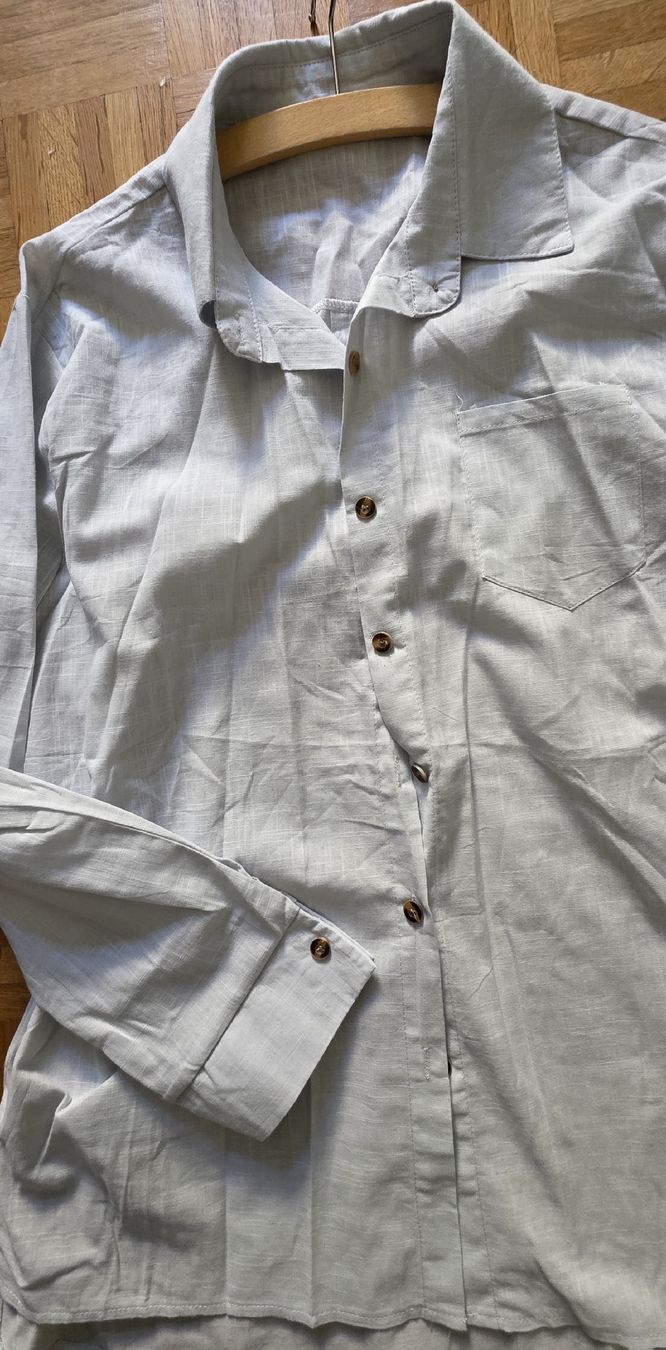Camicette: Chemise gris chiné taille L – Usato da Yverdon-les-Bains venduto da van_dq65 6