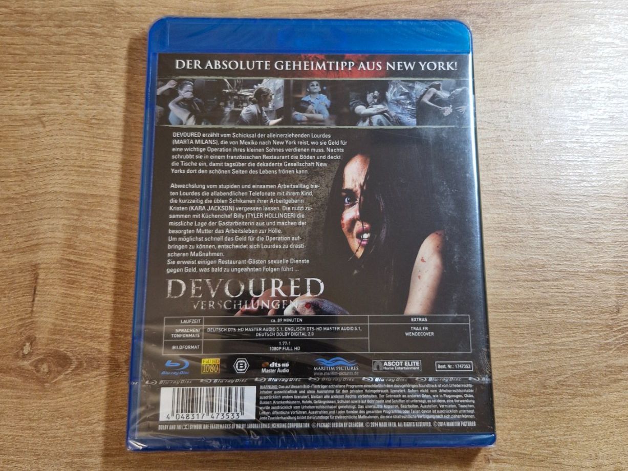 Tutti i DVDs: Devoured (2012) NEU OVP RAR Bluray – Nuovo e nell'imballaggio originale da Pfungen venduto da Whitie 1