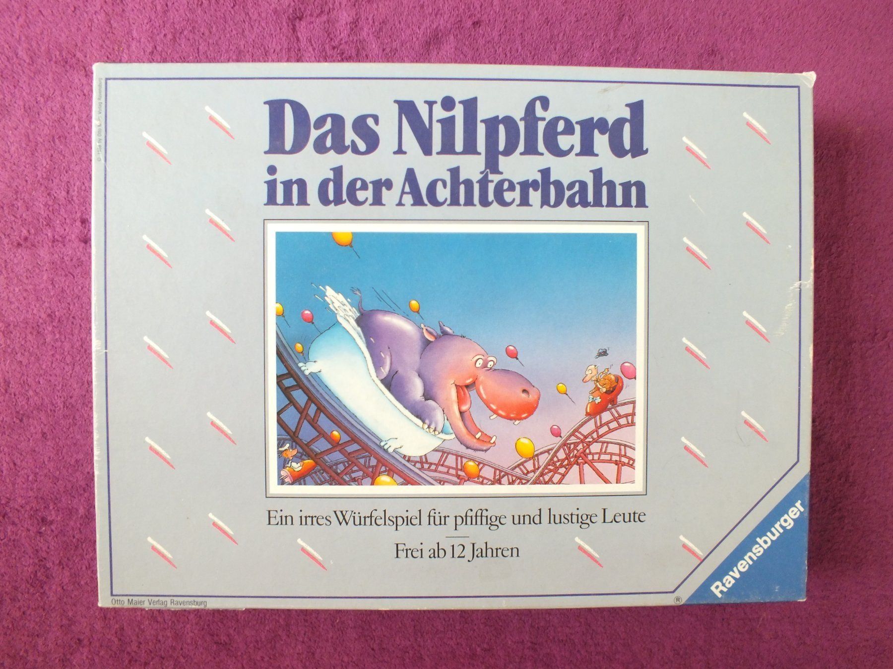 Ravensburger Spiele: Das Nilpferd in der Achterbahn – Gebraucht aus Müllheim Dorf von Seeeule01