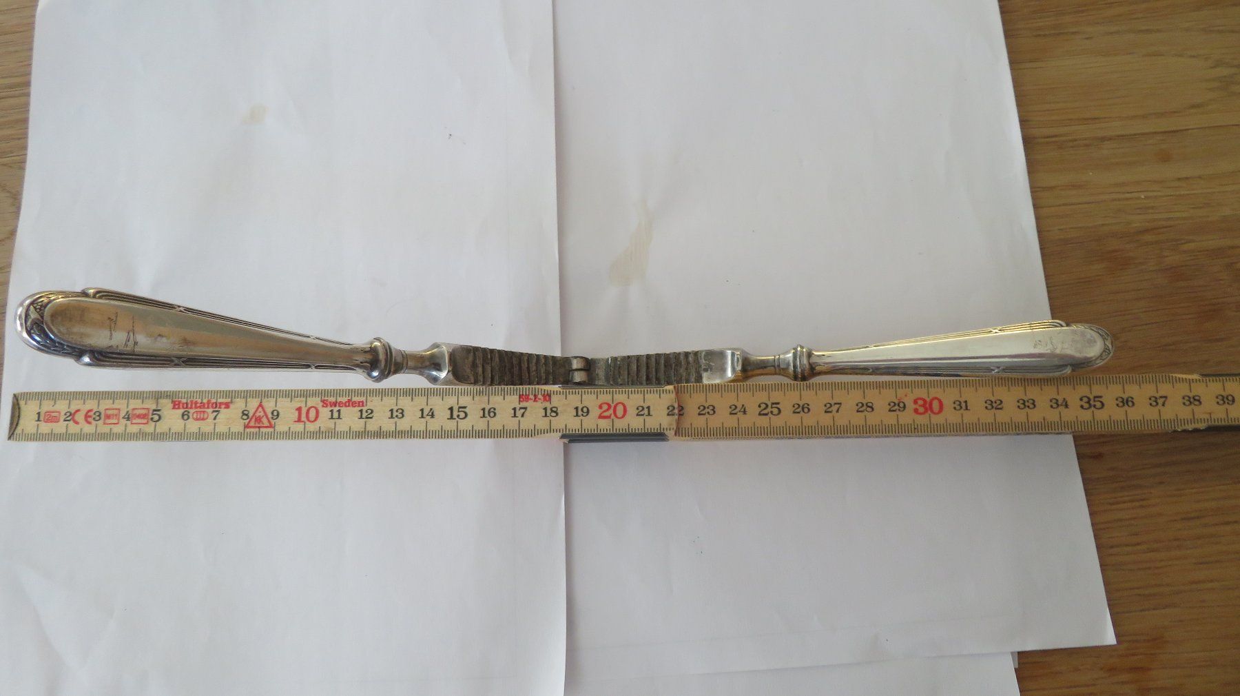 Elettrodomestici da cucina: Nussknacker Jugendstil Griffe Silber oder versilbert. – Usato da Wetzikon ZH venduto da morda1954 5