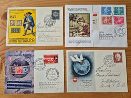 CH-Briefe TDB gelaufen Zustand gemäss Bilder