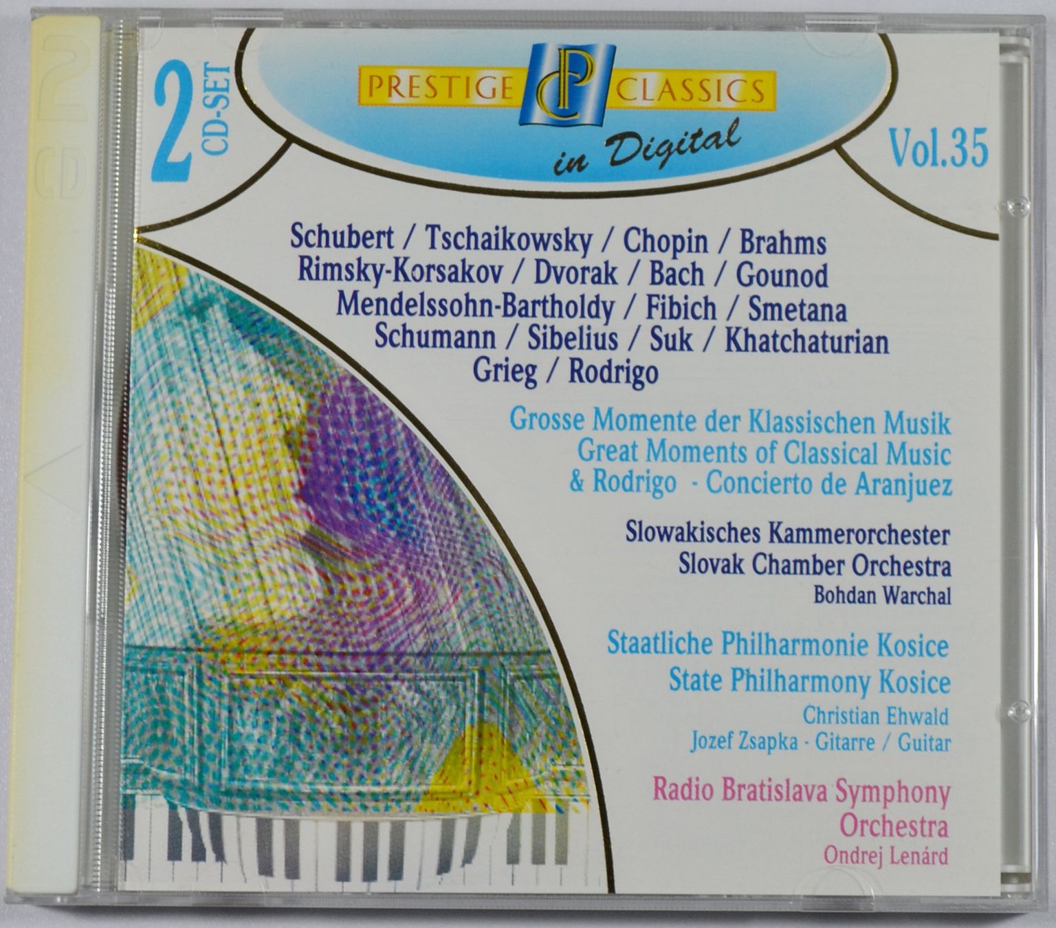 CD: CD: PRESTIGE CLASSICS Vol. 35 - Schubert u. a. (DoCD Gold) – Usato da Frenkendorf venduto da Yard-Sale-2000
