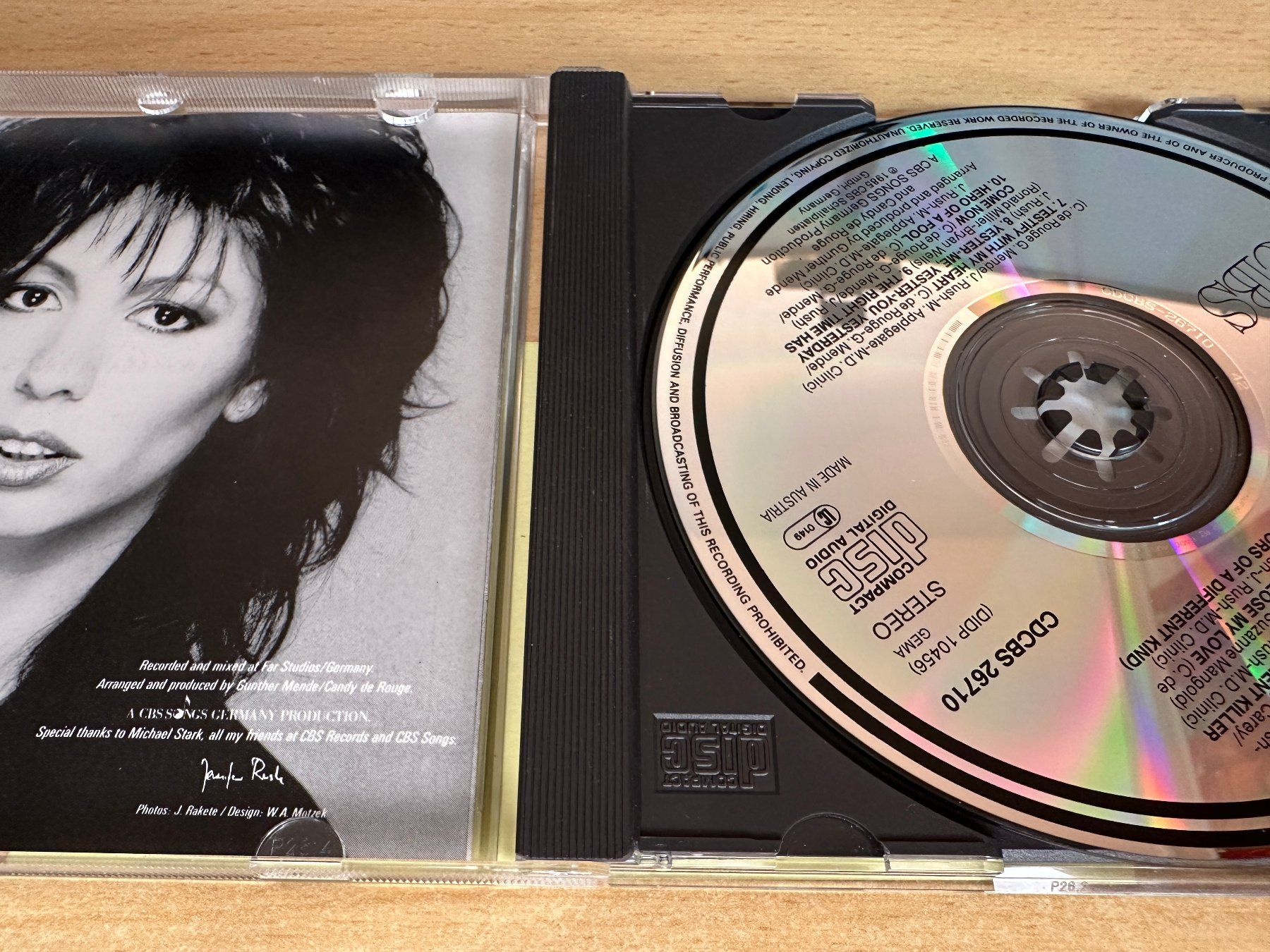 CD: Jennifer Rush – Movin' – Usato da Rikon im Tösstal venduto da Alpenmutz 2