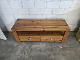 Möbel Holz Unterteil mit Schubladen