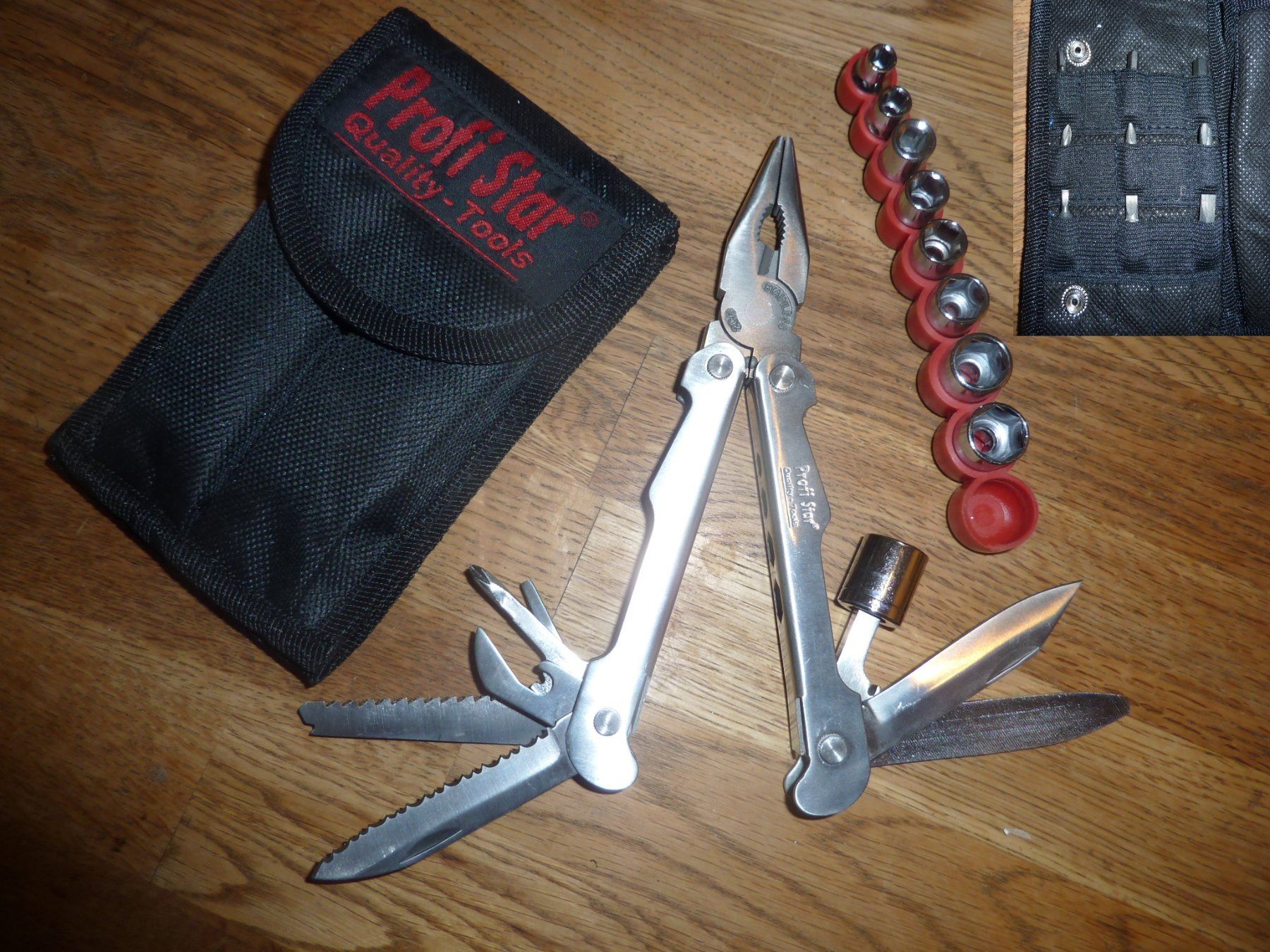 AC-DC Tutti gli attrezzi: Profi Star Quality-Tool Edelstahl Multitool Messer – Usato da Hochfelden venduto da swissice