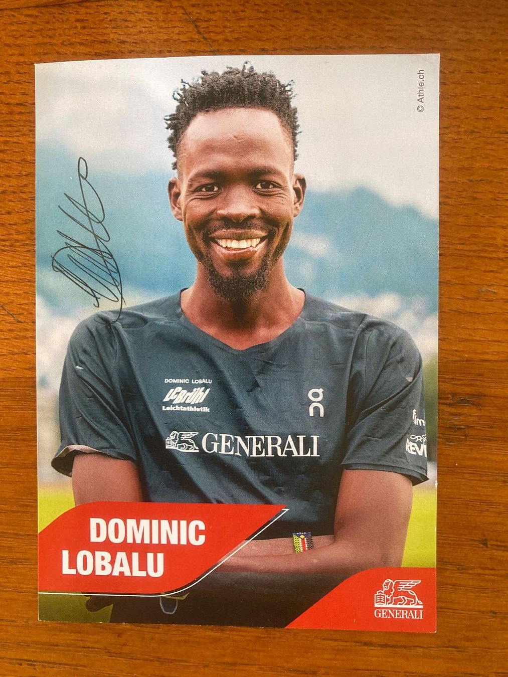 Autografi: Dominic  Lobalu   /  orig. AK – Nuovo (secondo la descrizione) da Lovens venduto da Traktor69