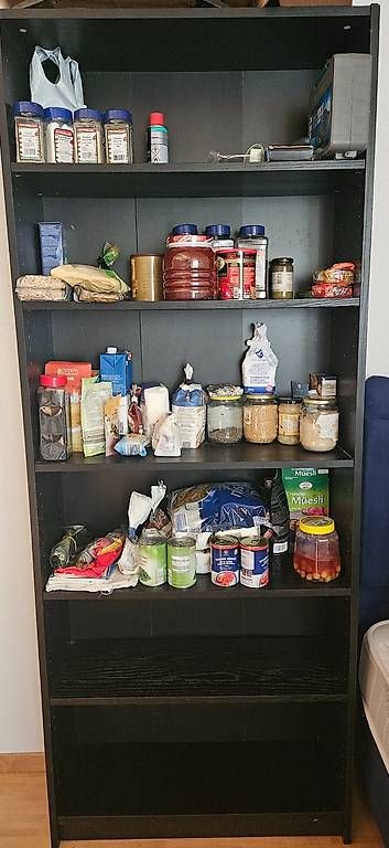 Scaffali: IKEA Schwarz gefärbt, modulares Regal oder Bibliothek  – Usato da Enggistein venduto da onu_7c28 2