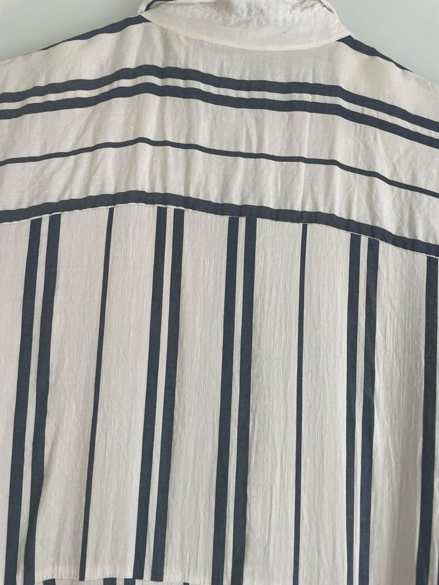 Zara Vestiti: Zara gestreiftes Hemdblusenkleid Grösse M – Usato da sonvico venduto da Ptequila 4