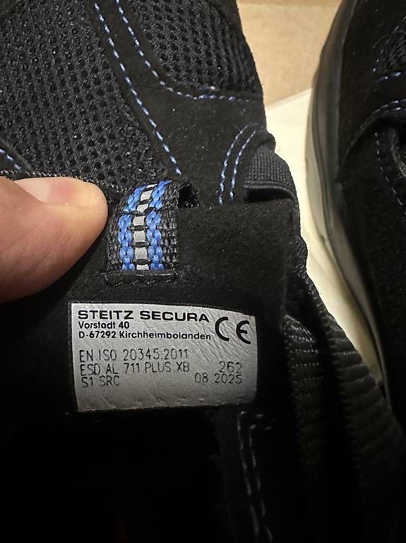 Scarpe da uomo: Sicherheitsschuhe S1. ESD – Usato da Kaiseraugst venduto da walexx 2