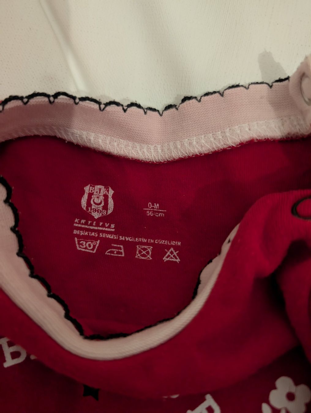 Biancheria intima: zwei Originale Besiktas Bodys – Usato da Buchs ZH venduto da nudle10 3