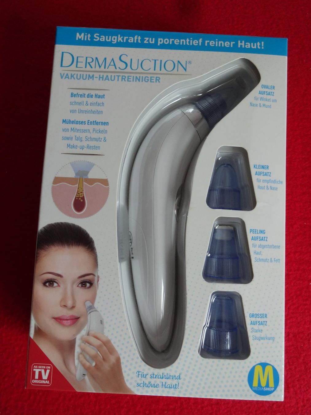 Derma Gesichtspflege: DERMA SUCTION/Vakuum - Hautreiniger – Neu und originalverpackt aus Frauenfeld von Reyy58