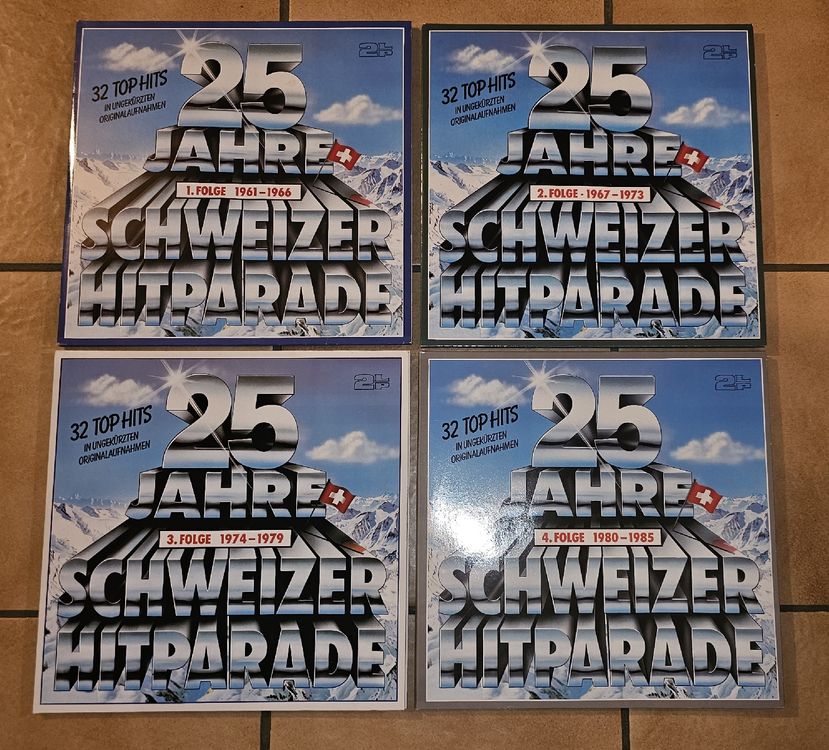 25 Jahre Schweizer Hitparade // 8 x Vinyl // RAR (Gebraucht) in ...