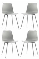 Stühle 4er Set, SAMIA Möbel Pfister, grau/blau