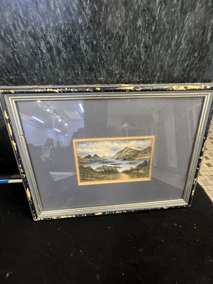 Gemälde: TABLEAU ANCIEN SIGNE ET DATÉ 1884 – Gebraucht aus Genève von Qanil77 6