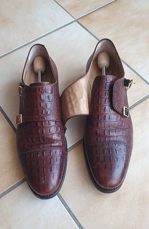 Chaussures hommes: Mocassins alligator marron 45 – D'occasion à Erde par zakleblanc 3