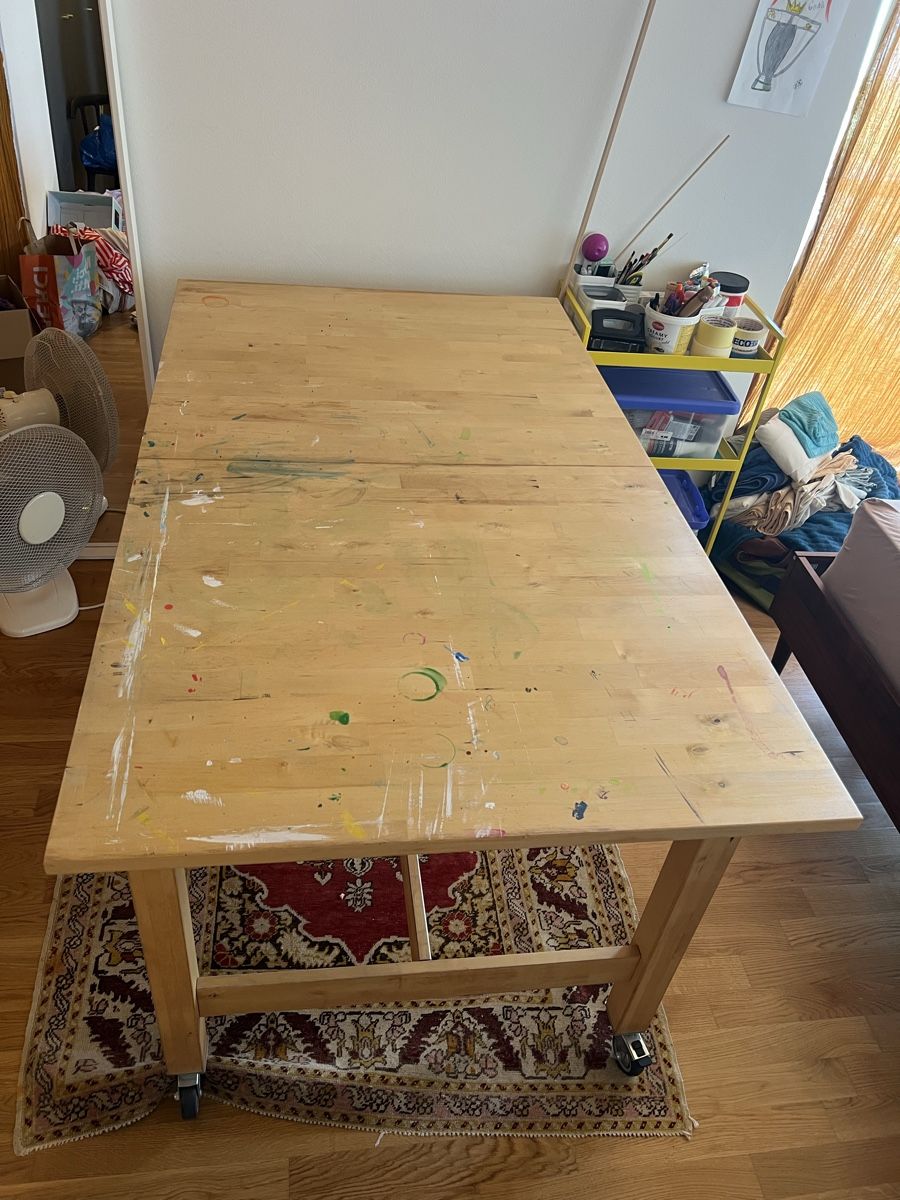 Tische: IKEA NORDEN table with wheels used condition – Gebraucht aus Wädenswil von puh_n8wy 4