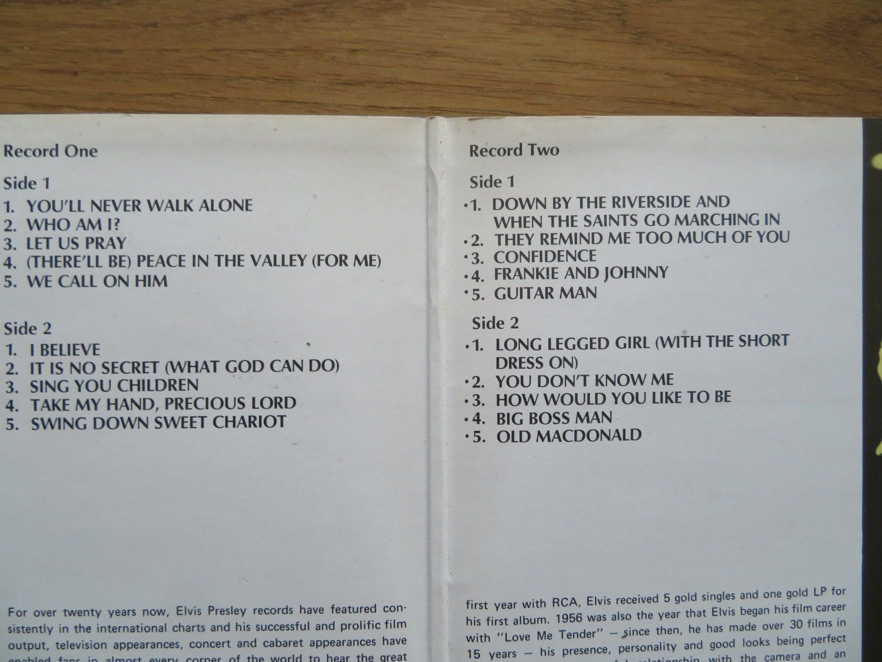 Dischi in vinile: ELVIS PRESLEY COLLECTION 2LPS – Nuovo (secondo la descrizione) da Zürich venduto da max_cp5f 1