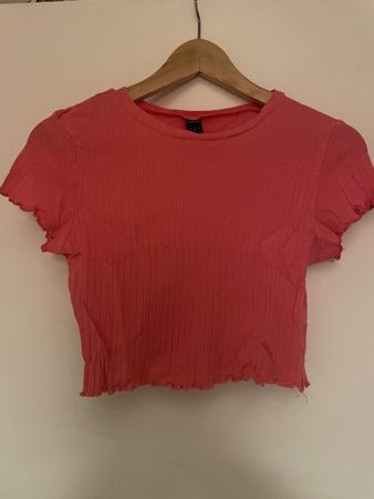 Sommerliches Crop Top SHEIN Gr. S rosa
