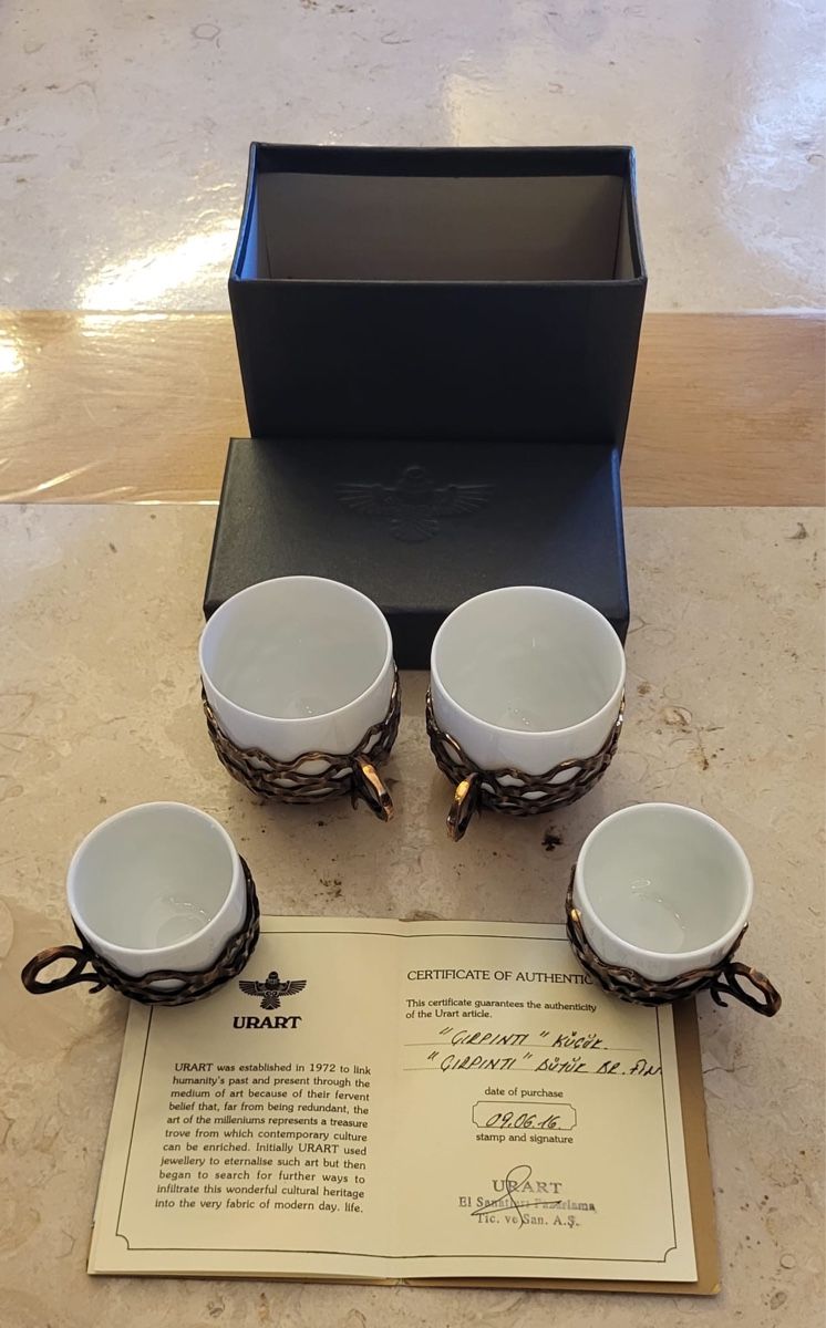 Tazze: Objet de table - tasses d’art bronze – Nuovo e nell'imballaggio originale da Bursinel venduto da SeveralLives 4