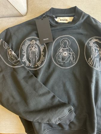 ROUGH - Pullover dunkelgrau Grösse M NEU
