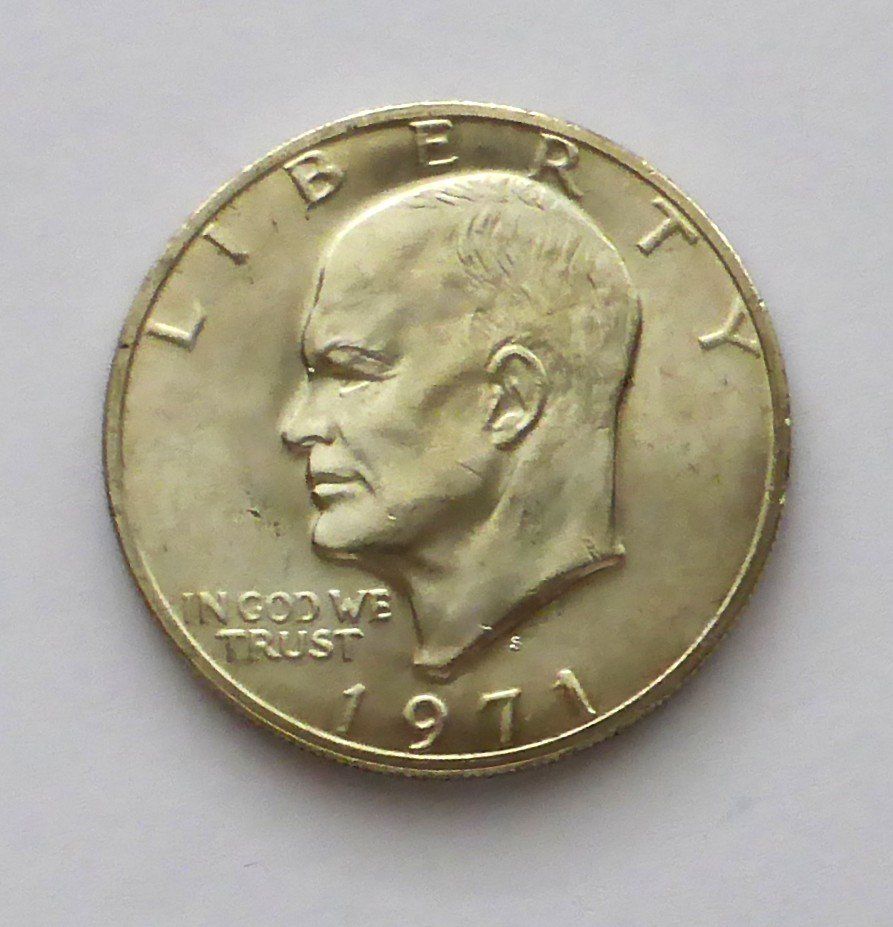 Toutes les monnaies: USA - One Silver Dollar 1971 S - "Eisenhower Dollar" – Neuf (Voir description) à Buochs par ema-coins 4