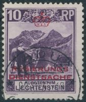 FL - 1932 - Dienstmarke - gestempelt