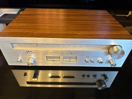 Akai AT-2400 Stereo-Tuner, Sammlerzustand mit Holz