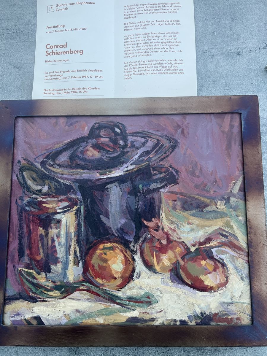 Tableaux:  Conrad Schierenberg Gemälde – D'occasion à Zürich par jao_2bx7