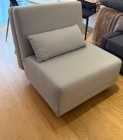 Ausziehbares Schlaf-Sofa grau (Bettsofa)