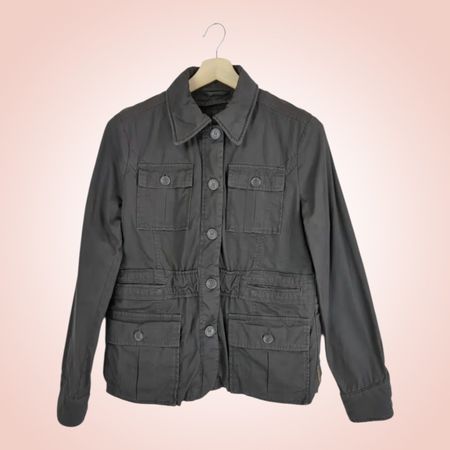 Armani Jeans Damen Jacke Braun / Khaki – Gr. M (IT 46 /EU 40