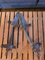 Antike Schlittschuhe, Metall, Deko, Rarität