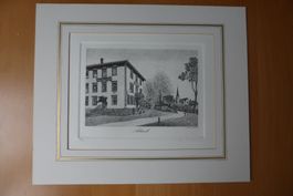 Jules Scheyli - Stahlstich - Abtwil SG 35/100 - im PP signie