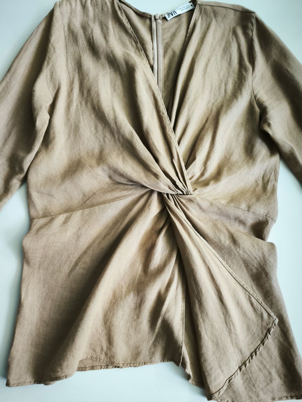 Zara Camicette: Zara Bluse aus 100 % Leinen, Größe XL – Usato da Wallisellen venduto da C_DM 1