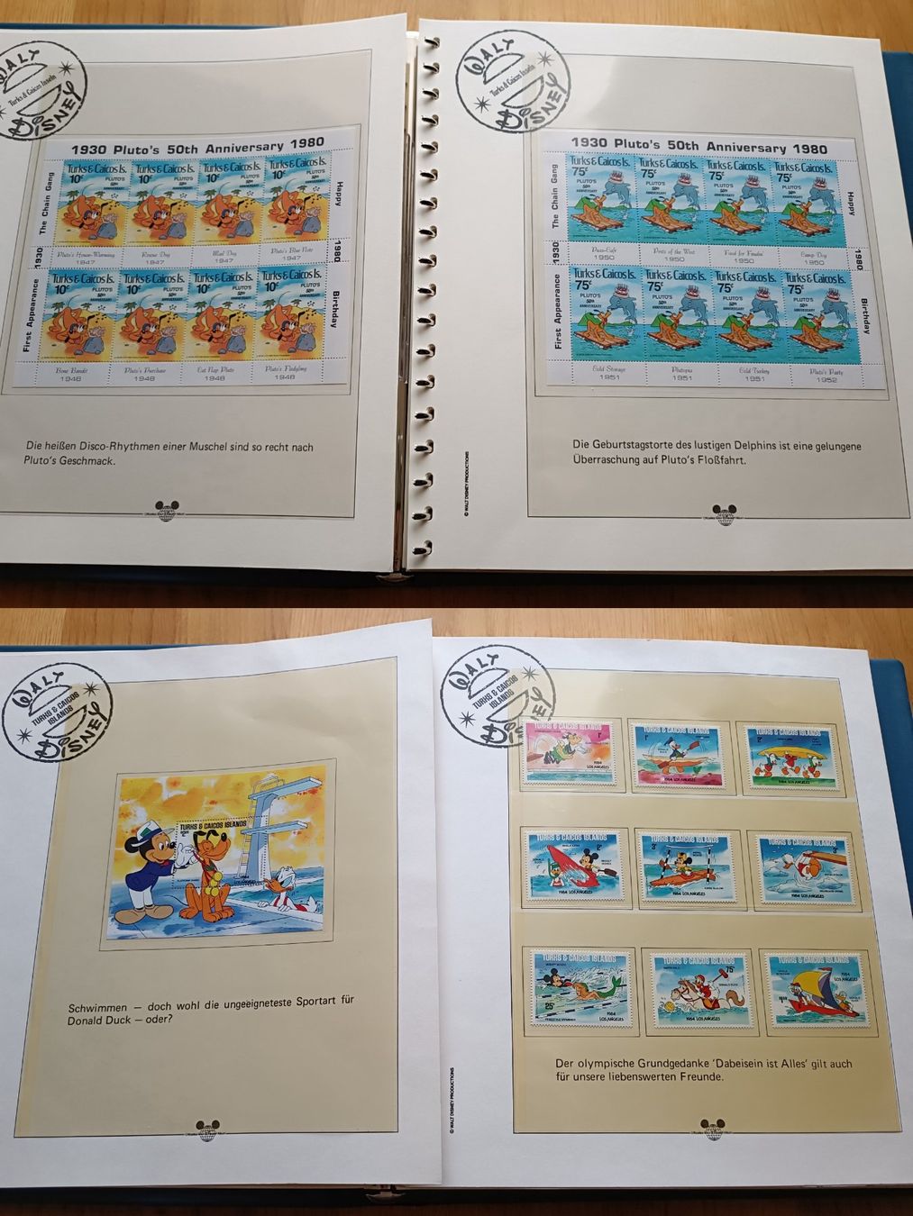 Lindner Album: Disney Briefmarken Album Malediven – Usato da Otelfingen venduto da patida 2
