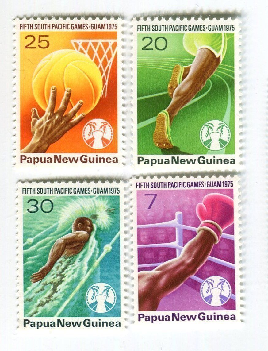 Tutti i francobolli: Briefmarken "Sport". Papua-Neuguinea. – Nuovo e nell'imballaggio originale da Basel venduto da Butsch5