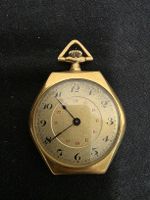 Vintage Vergoldene Taschenuhr Sammlerstück Läuft
