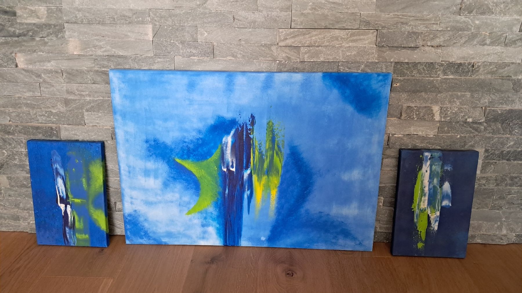 Foto & Immagini: Trilogie - Acrylbilder auf Leinwand – Usato da Erstfeld venduto da Michaela1823
