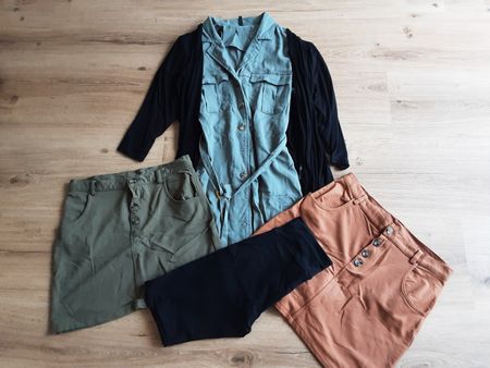 Sommer Set: Kleid, Röcke & Leggings - Grösse 36/S